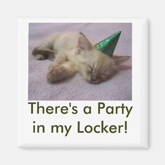 パーティーのロッカーマグネット マグネット (正面)