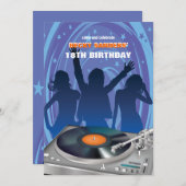 パーティーの人々への招待 招待状 (正面/裏面)