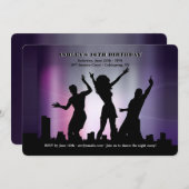 パーティーの人招待状 招待状 (正面/裏面)