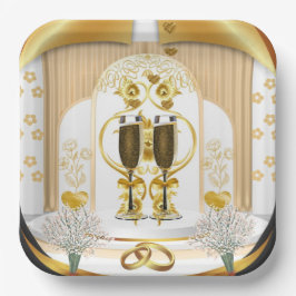 パーティーの会場 ペーパープレート