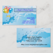 パーティーの供給及び気球 名刺 (正面/裏面)