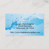 パーティーの供給及び気球 名刺 (裏面)