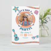 パーティーの写真を飾ろう 招待状 (スタンド正面)