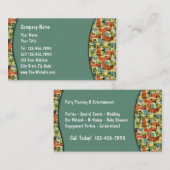 パーティーの名刺 名刺 (正面/裏面)