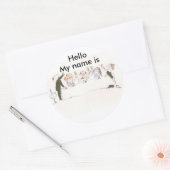 パーティーの名前タグ ラウンドシール (封筒)