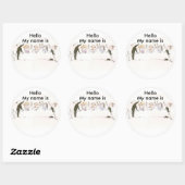 パーティーの名前タグ ラウンドシール (シート)