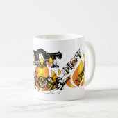 パーティーの夜の熱い混乱 コーヒーマグカップ (正面右)