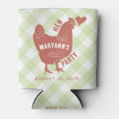 パーティーの女王になる 鶏のバチェロレッテ 缶クーラー (正面)