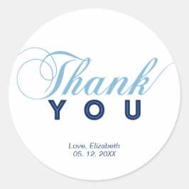 パーティーの好意ありがとうステッカー、赤ちゃんシャワー ラウンドシール