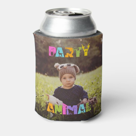 パーティーの好意のカスタム写真 缶クーラー (缶裏面)