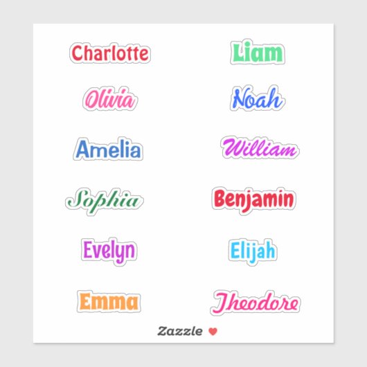 パーティーの好意の名前の防水 シール (シート)