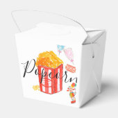 パーティーの好意カーニバルポップコーン誕生日パーティー フェイバーボックス (裏面サイド)
