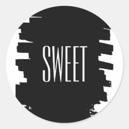パーティーの好意ステッカーSWEET ラウンドシール