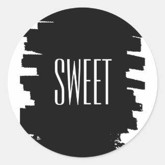 パーティーの好意ステッカーSWEET ラウンドシール