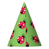 パーティーの帽子てんとう虫 パーティーハット (裏面)