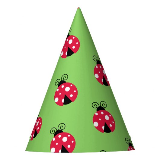 パーティーの帽子てんとう虫 パーティーハット (正面)