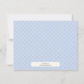 パーティーの帽子の誕生会を持つヴィンテージの小さい猫 招待状 (裏面)