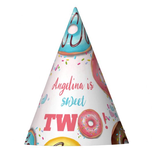 パーティーの帽子は2歳の誕生日。 パーティーハット (正面)