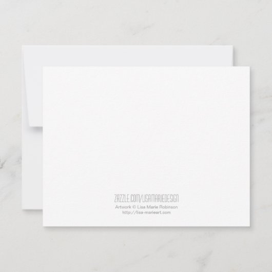 パーティーの帽子を持つかわいいベビーのペンギンは感謝していしています サンキューカード (裏面)