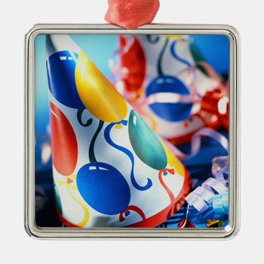 パーティーの帽子 メタルオーナメント (正面)