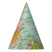 パーティーの帽子-多彩な地図 パーティーハット (左)