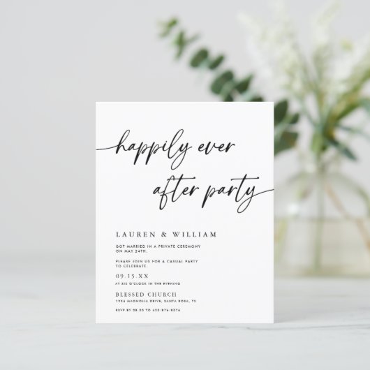 パーティーの後で楽しく予算ミニマル結婚主義 (スタンド正面)