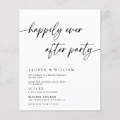 パーティーの後で楽しく予算ミニマル結婚主義 (正面)