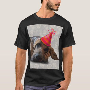パーティーの後のブラッドハウンド Tシャツ