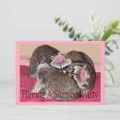 パーティーの招待カード 招待状 (スタンド正面)