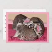 パーティーの招待カード 招待状 (正面/裏面)