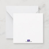 パーティーの招待状のメモカード ノートカード (裏面)