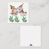 パーティーの招待状のメモカード ノートカード (正面/裏面)