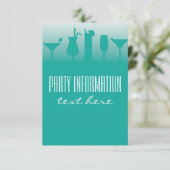 パーティーの招待状の背景 招待状 (スタンド正面)