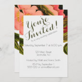 パーティーの招待状カスタムテンプレートカード 招待状 (正面/裏面)