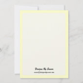 パーティーの招待状 - オーキッドデザイン 招待状 (裏面)