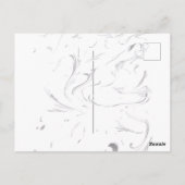 パーティーの招待状 ポストカード (裏面)