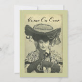 パーティーの招待状 - ヴィンテージ ヴィクセン ご招待! 招待状 (正面)