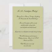 パーティーの招待状 - ヴィンテージ ヴィクセン ご招待！ 招待状 (裏面)