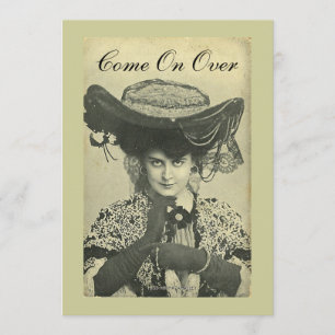 パーティーの招待状 - ヴィンテージ ヴィクセン ご招待！ 招待状