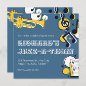 パーティーの招待状 招待状 (正面/裏面)