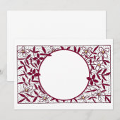 パーティーの招待状 招待状 (正面/裏面)