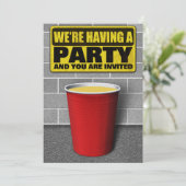 パーティーの招待状 招待状 (スタンド正面)