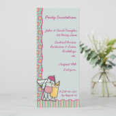 パーティーの招待状 招待状 (スタンド正面)