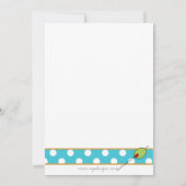 パーティーの招待状 招待状 (裏面)