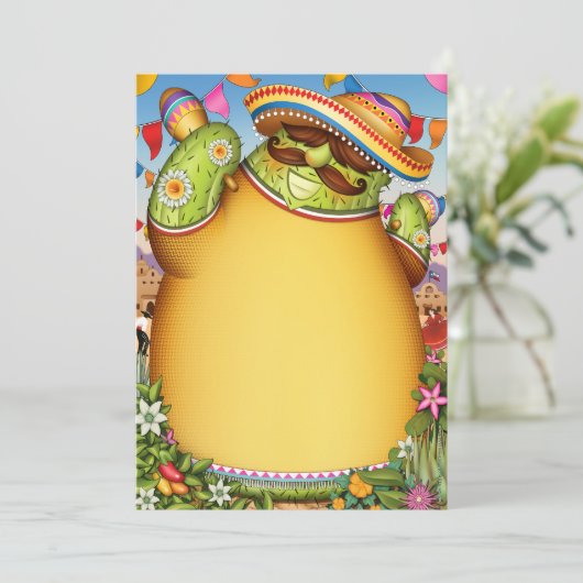 パーティーの招待状 招待状 (スタンド正面)