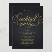 パーティーの招待状 招待状 (正面/裏面)