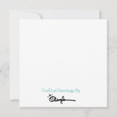 パーティーの招待状 招待状 (裏面)