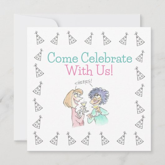 パーティーの招待状 招待状 (正面)