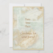 パーティーの招待状 招待状 (裏面)