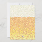 パーティーの招待状（樽パーティー） 招待状 (裏面)